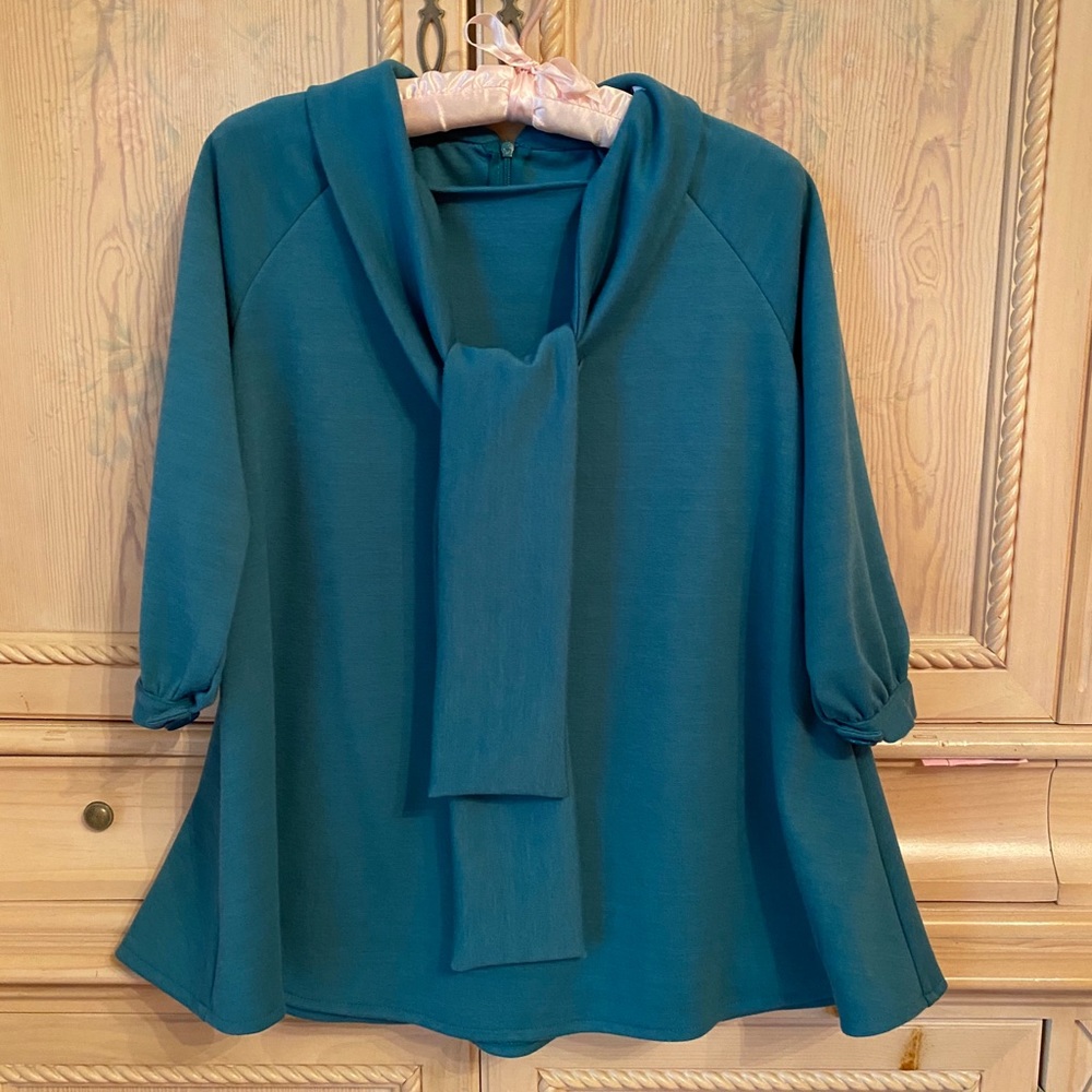 Teal dress